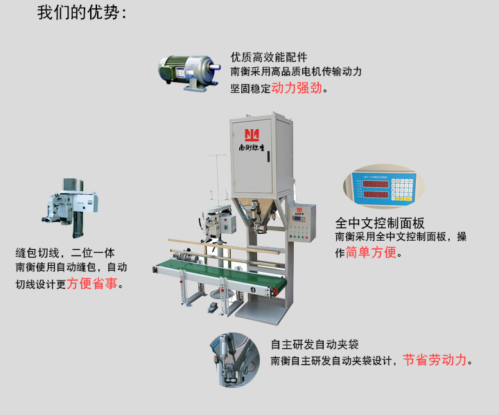 南衡顆粒包裝機(jī)的優(yōu)勢(shì)